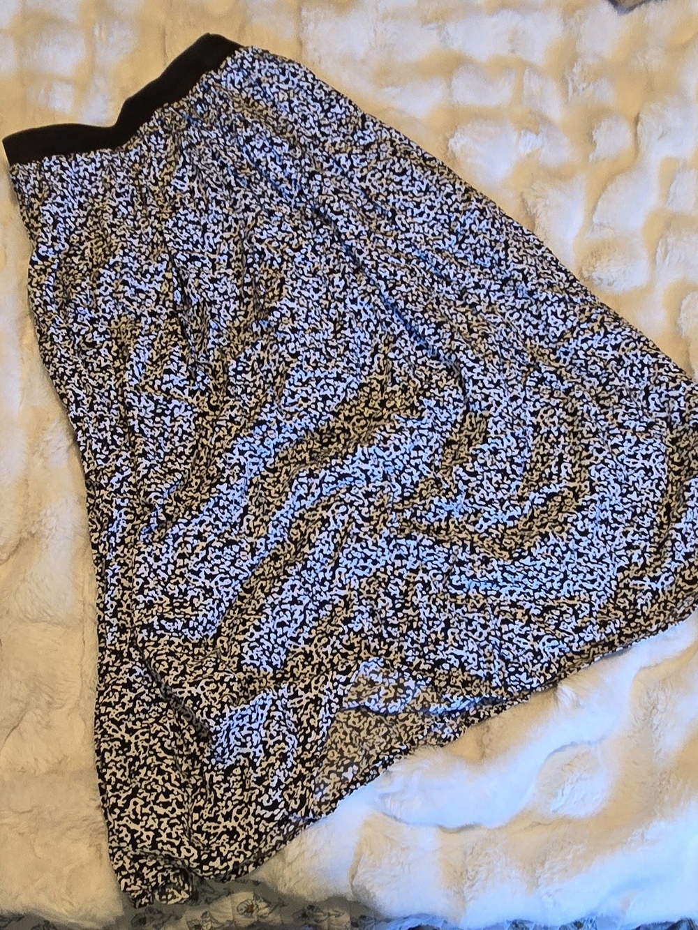 Copper Union Black & White Comp Book Skirt
